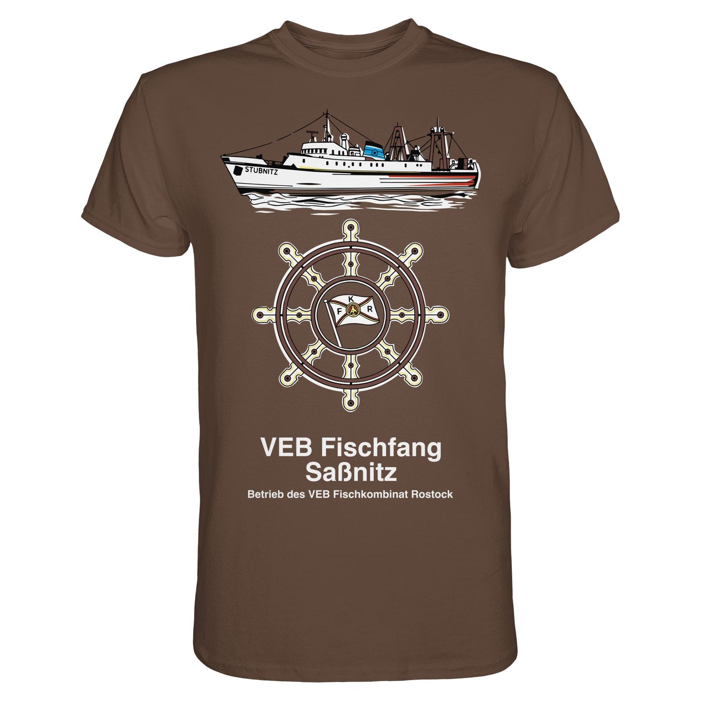 DDR Ostalgie Shirt Unisex • VEB FISCHFANG SASSNITZ