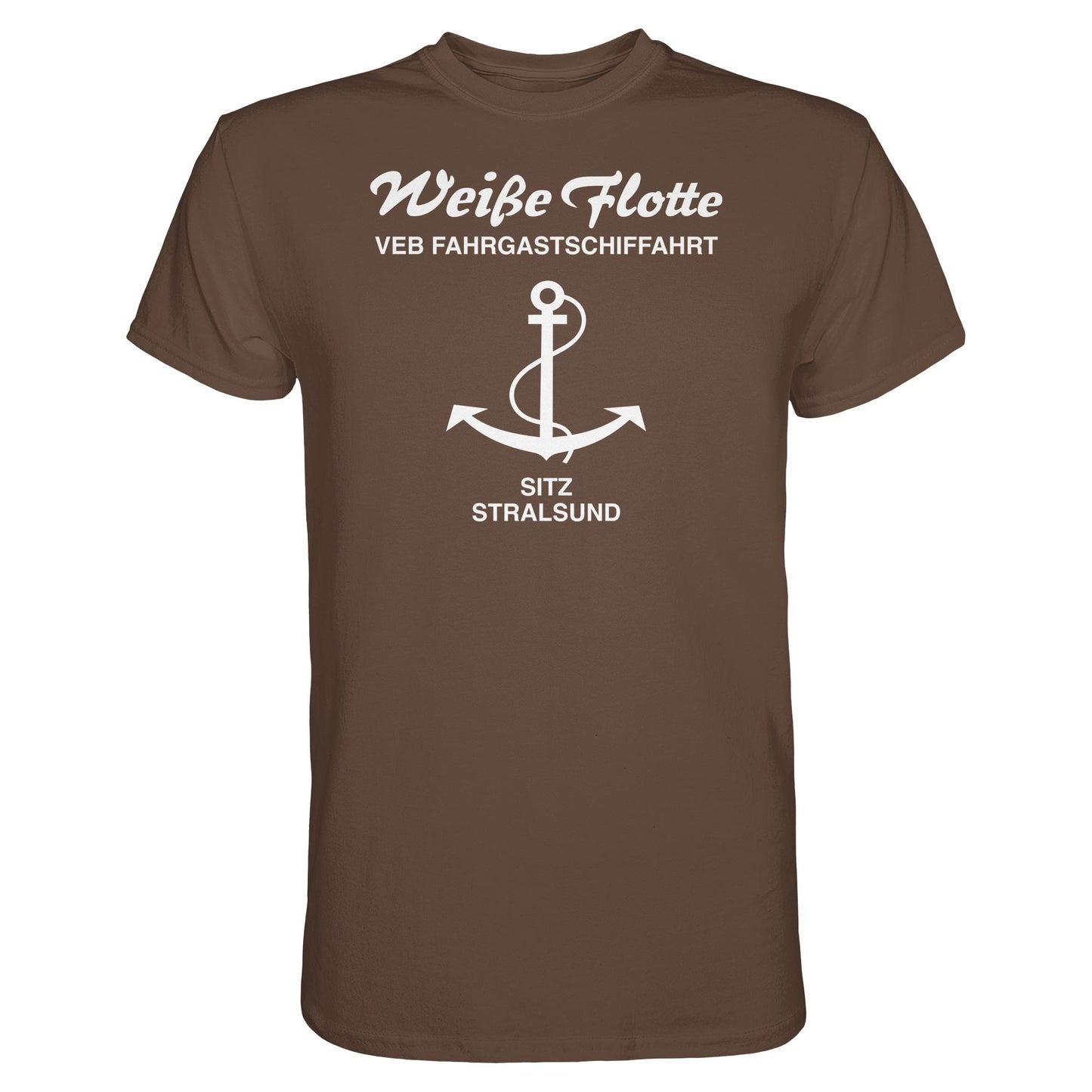 DDR Ostalgie Shirt Unisex • VEB FAHRGASTSCHIFFAHRT, STRALSUND
