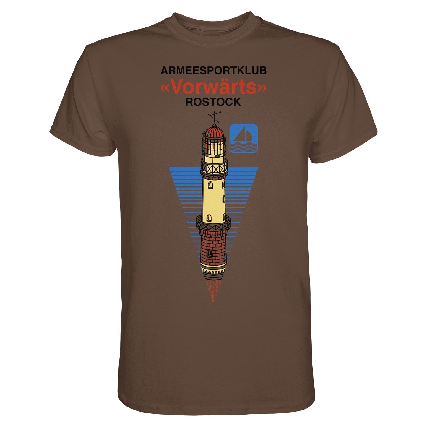 DDR Ostalgie Shirt Unisex • ARMEESPORTKLUB VORWÄRTS ROSTOCK