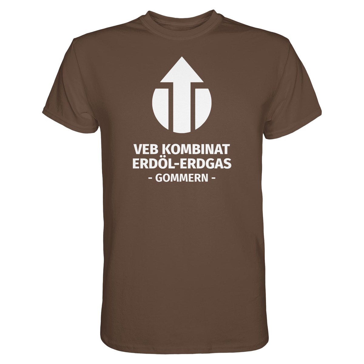 DDR Ostalgie Shirt Unisex • VEB KOMBINAT ERDÖL-ERDGAS GOMMERN