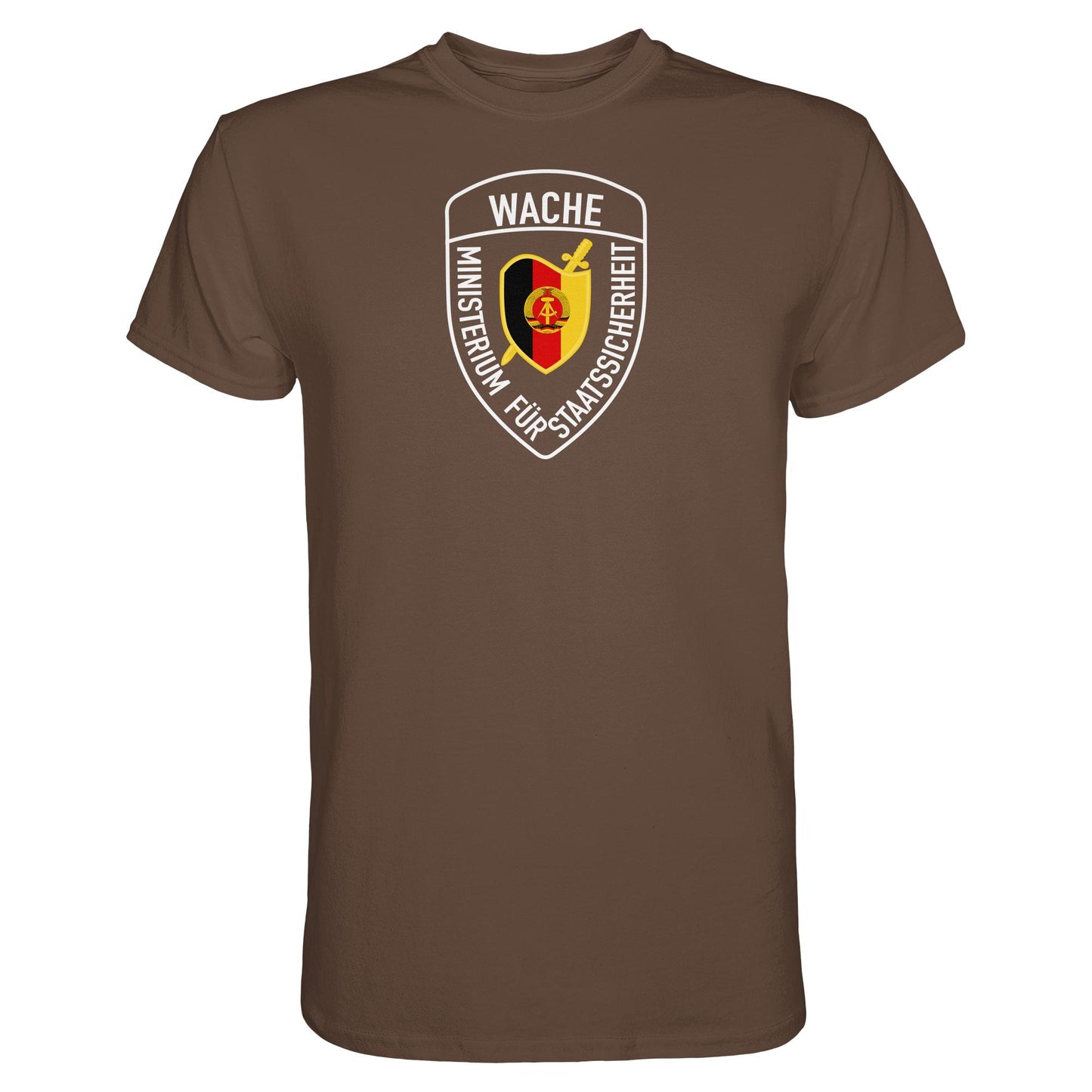 DDR Ostalgie Shirt Unisex • MINISTERIUM FÜR STAATSSICHERHEIT - WACHE (ORIGINAL SCHILD)