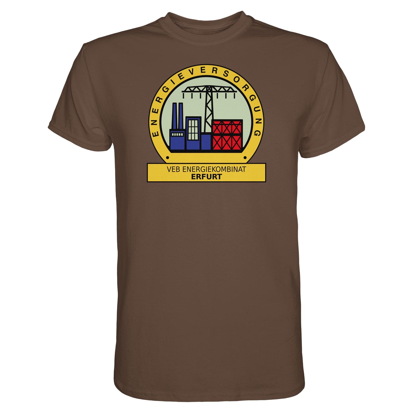 DDR Ostalgie Shirt Unisex • VEB ENERGIEKOMBINAT ERFURT