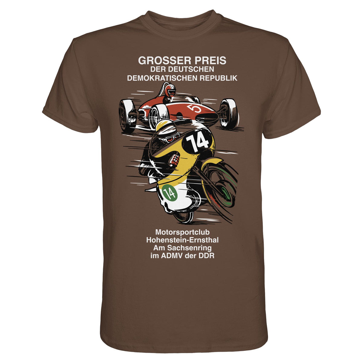 DDR Ostalgie Shirt Unisex • MOTORSPORT HOHENSTEIN-ERNSTHAL - GROSSER PREIS DER DDR
