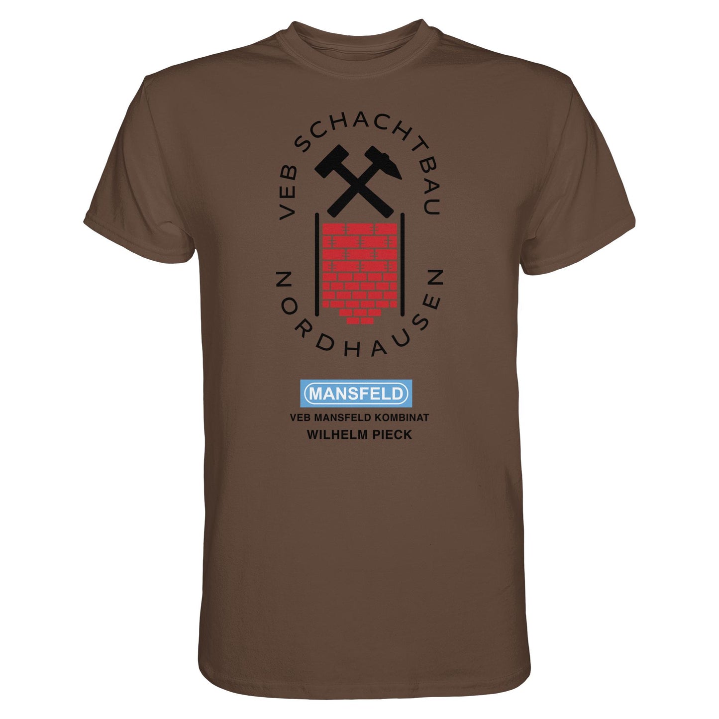 DDR Ostalgie Shirt Unisex • VEB SCHACHTBAU NORDHAUSEN - VEB MANSFELD KOMBINAT