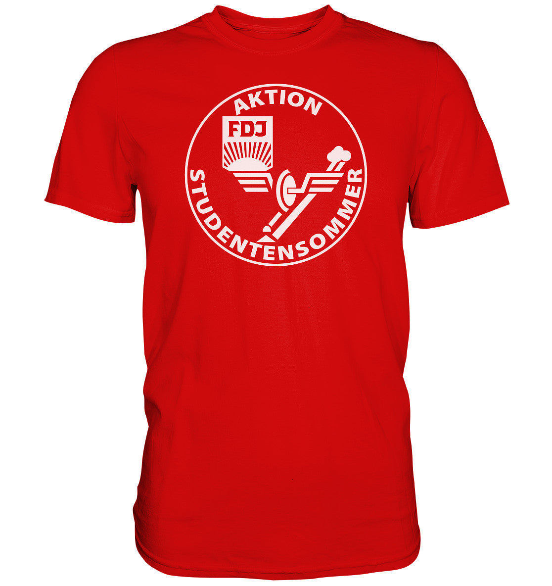 DDR Ostalgie Shirt Unisex • FDJ AKTION STUDENTENSOMMER
