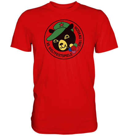 DDR Ostalgie Shirt Unisex • WELTFESTSPIELE, MOSKAU 1985