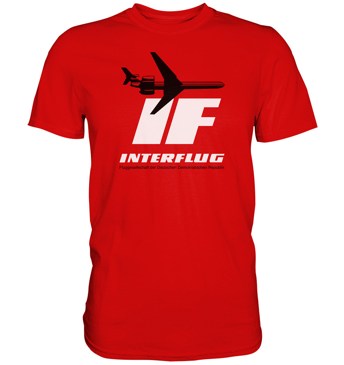 DDR Ostalgie Shirt Unisex • IF - INTERFLUG DDR - ORIGINAL WERBUNG