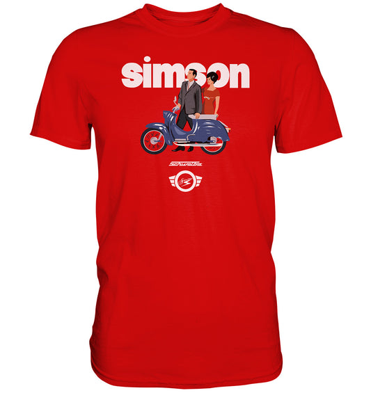 DDR Ostalgie Shirt Unisex • SIMSON SCHWALBE - ORIGINAL WERBUNG 1964