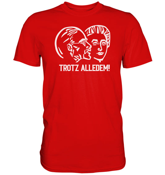 DDR Ostalgie Shirt Unisex • DDR STAATSRATSGEBÄUDE - TROTZ ALLEDEM!
