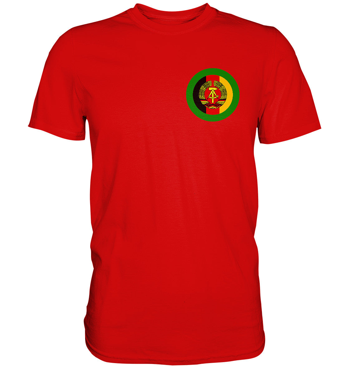 DDR Ostalgie Shirt Unisex • NVA GRENZTRUPPEN - BRUST BADGE