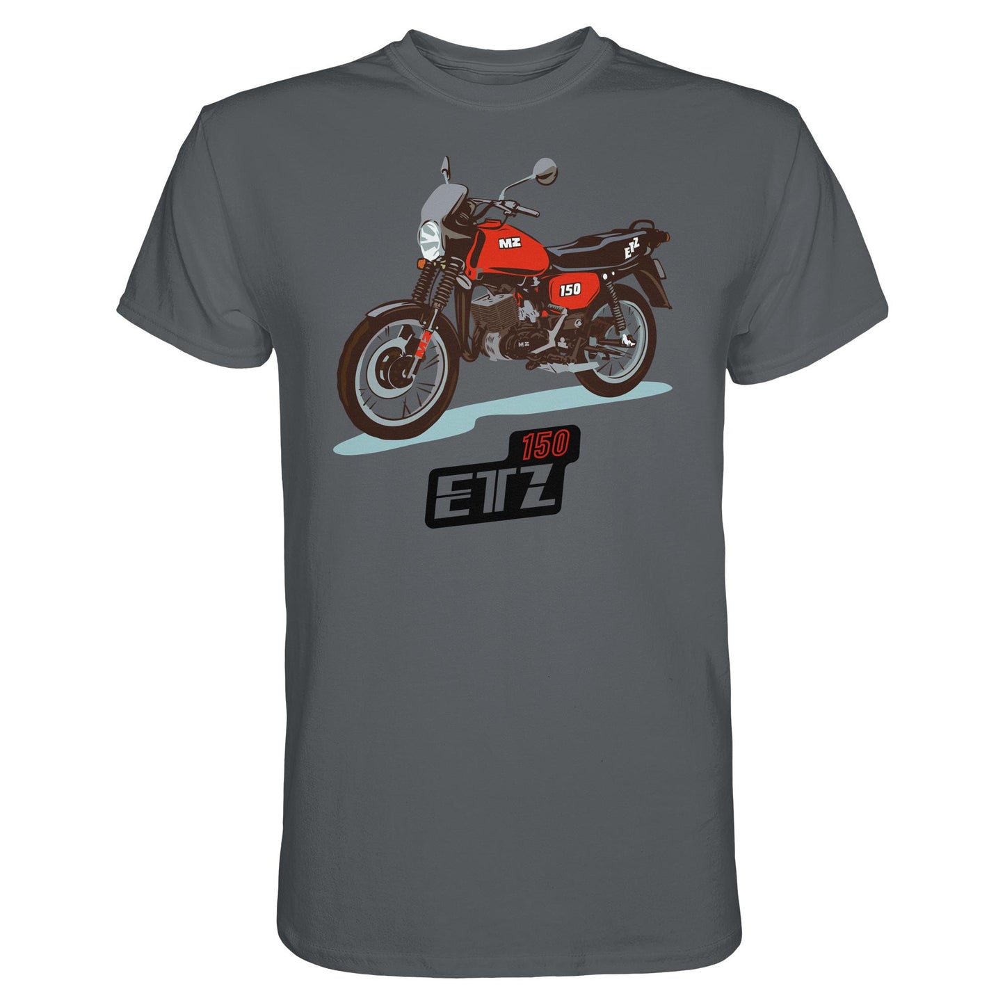DDR Ostalgie Shirt Unisex • MZ ETZ 150 ROT (ORIGINAL DDR-PLAKAT)