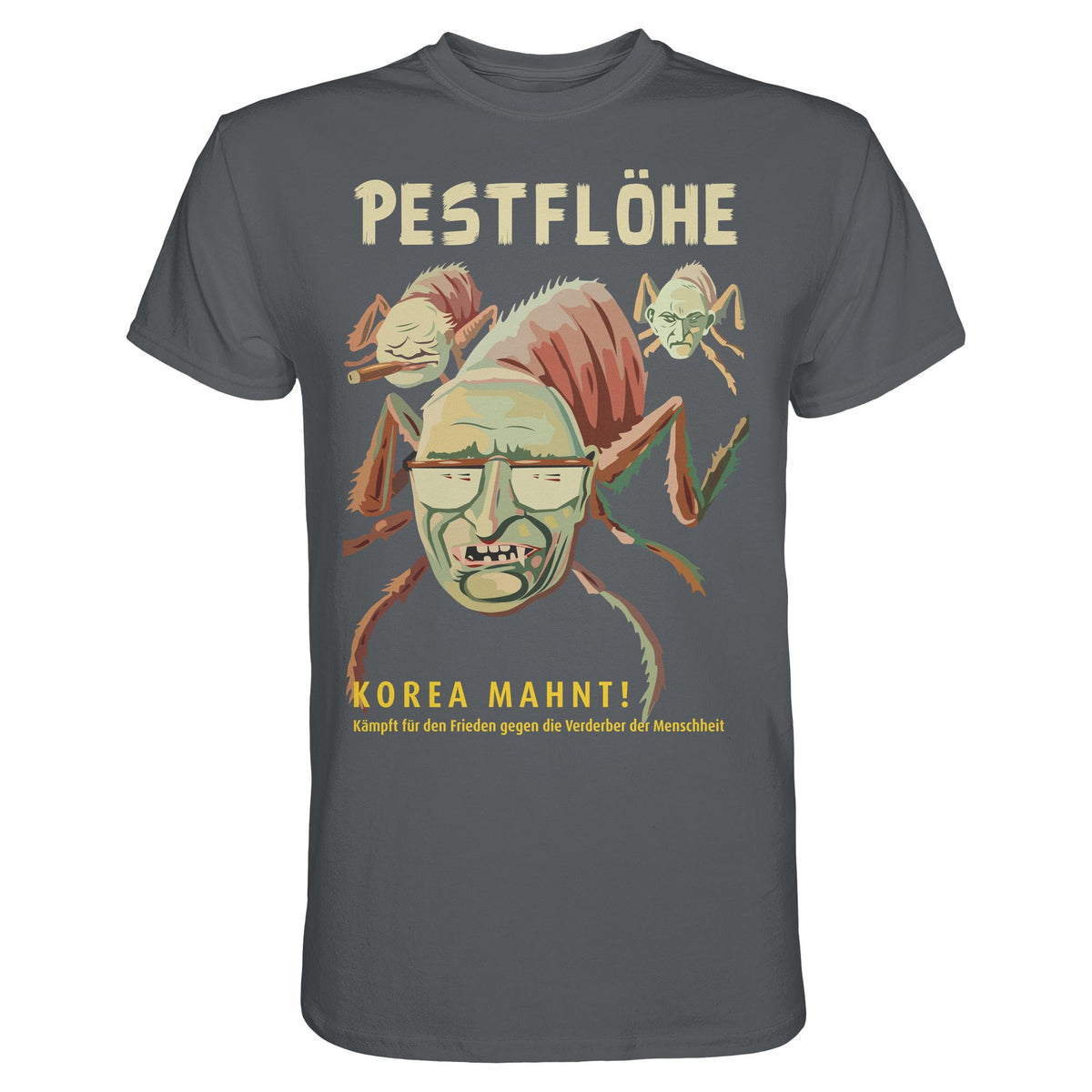 DDR Ostalgie Shirt Unisex • NATO-PESTFLÖHE - KOREA WARNT