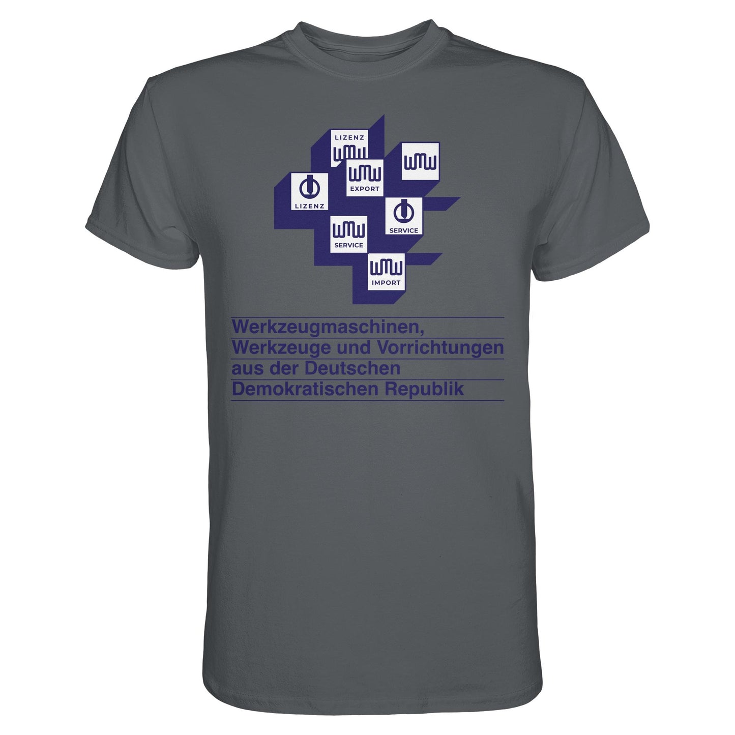 DDR Ostalgie Shirt Unisex • WMW WERKZEUGMASCHINEN DER DDR