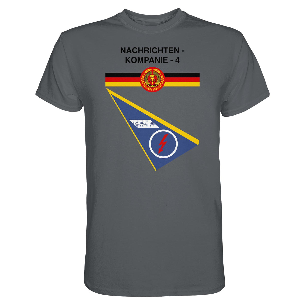 DDR Ostalgie Shirt Unisex • NVA - NACHRICHTENKOMPANIE 4