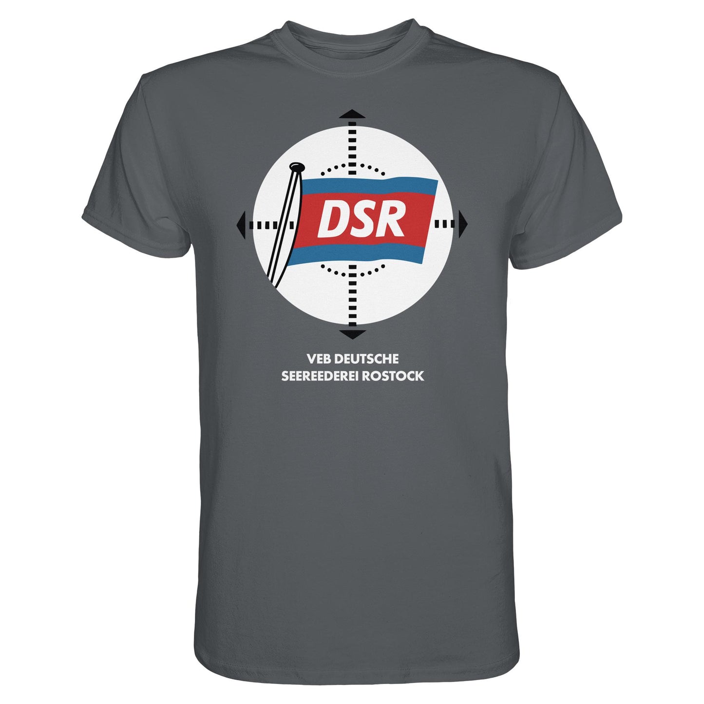 DDR Ostalgie Shirt Unisex • DSR - VEB DEUTSCHE SEEREEDEREI ROSTOCK