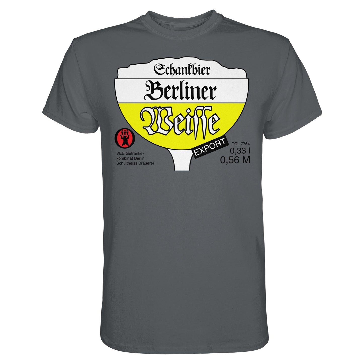 DDR Ostalgie Shirt Unisex • BERLINER WEISSE - VEB GETRÄNKEKOMBINAT BERLIN