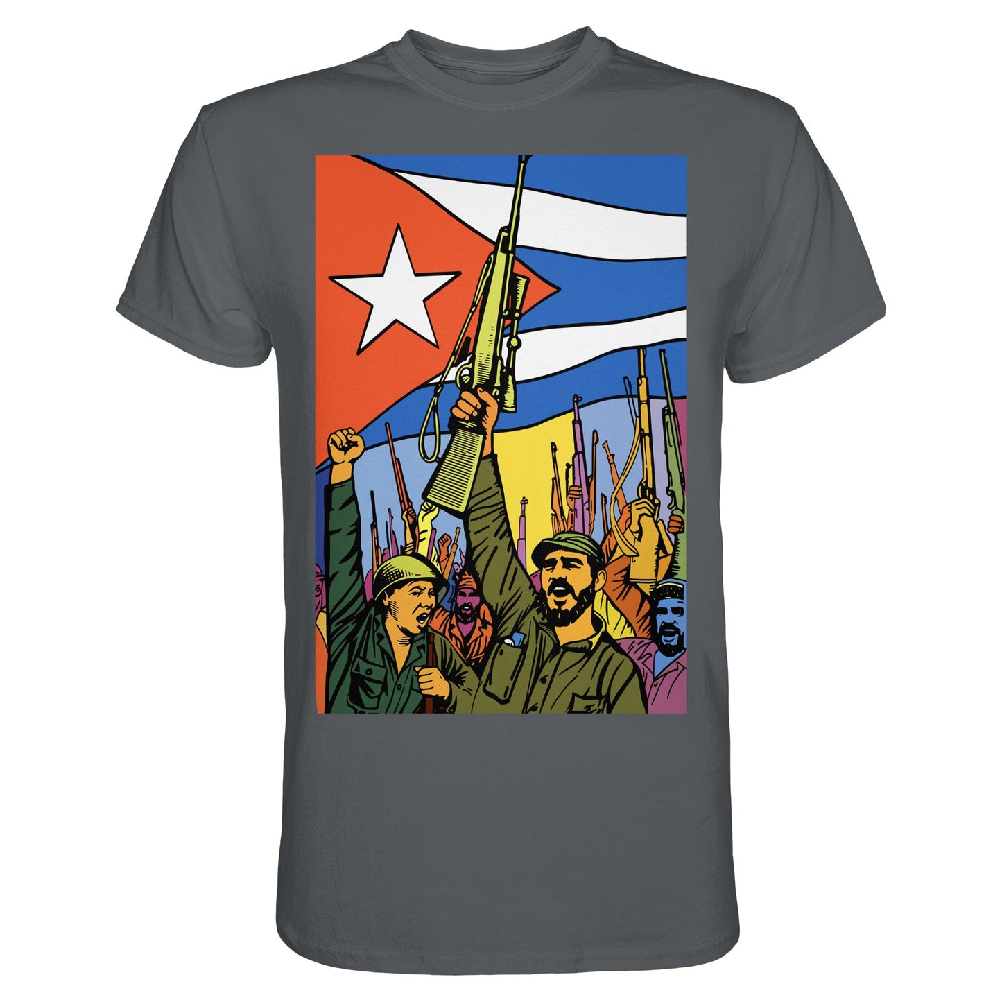 DDR Ostalgie Shirt Unisex • KUBANISCHE REVOLUTION (ORIGINAL POSTER)