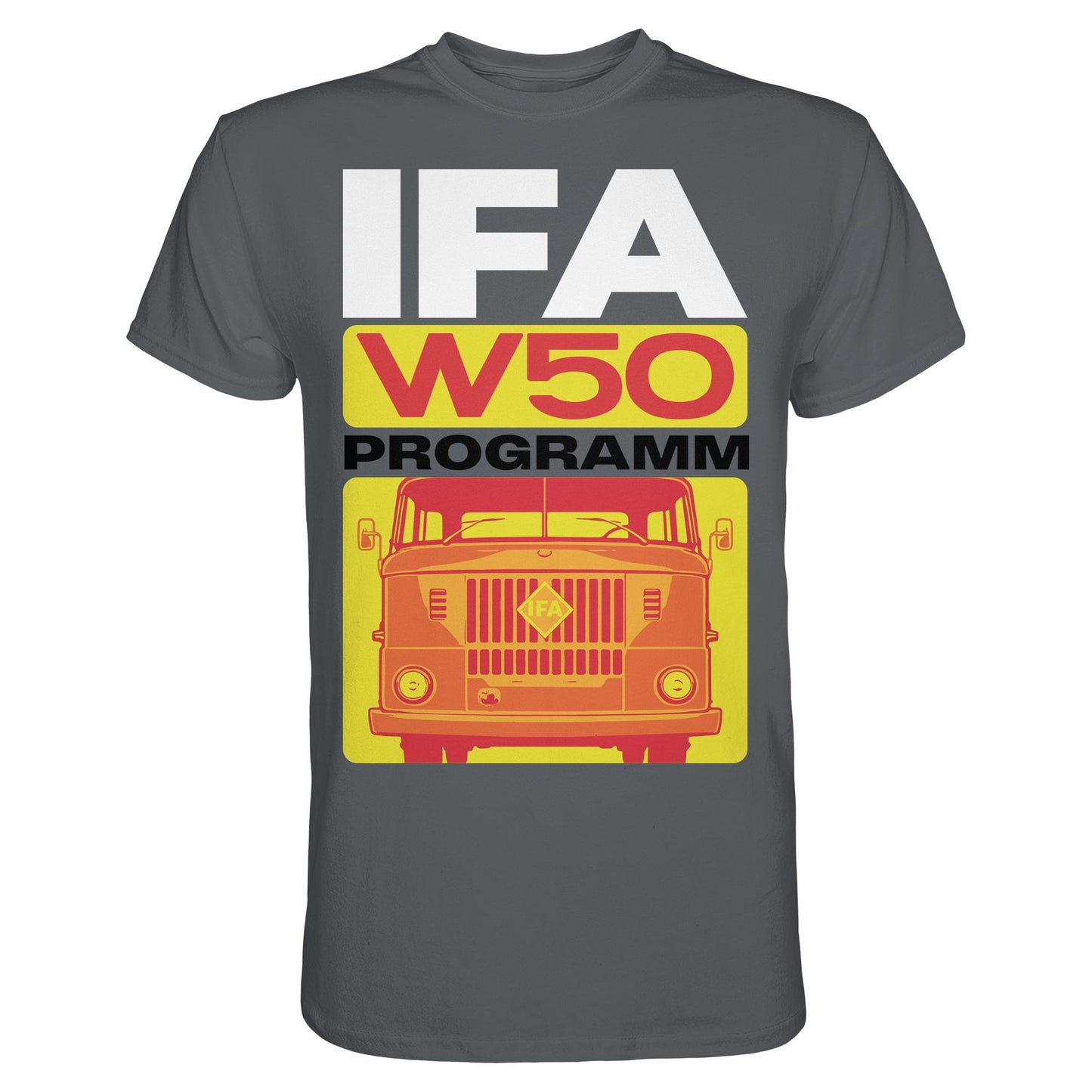 DDR Ostalgie Shirt Unisex • IFA W50 PROGRAMM (ORIGINAL COVER BROSCHÜRE)