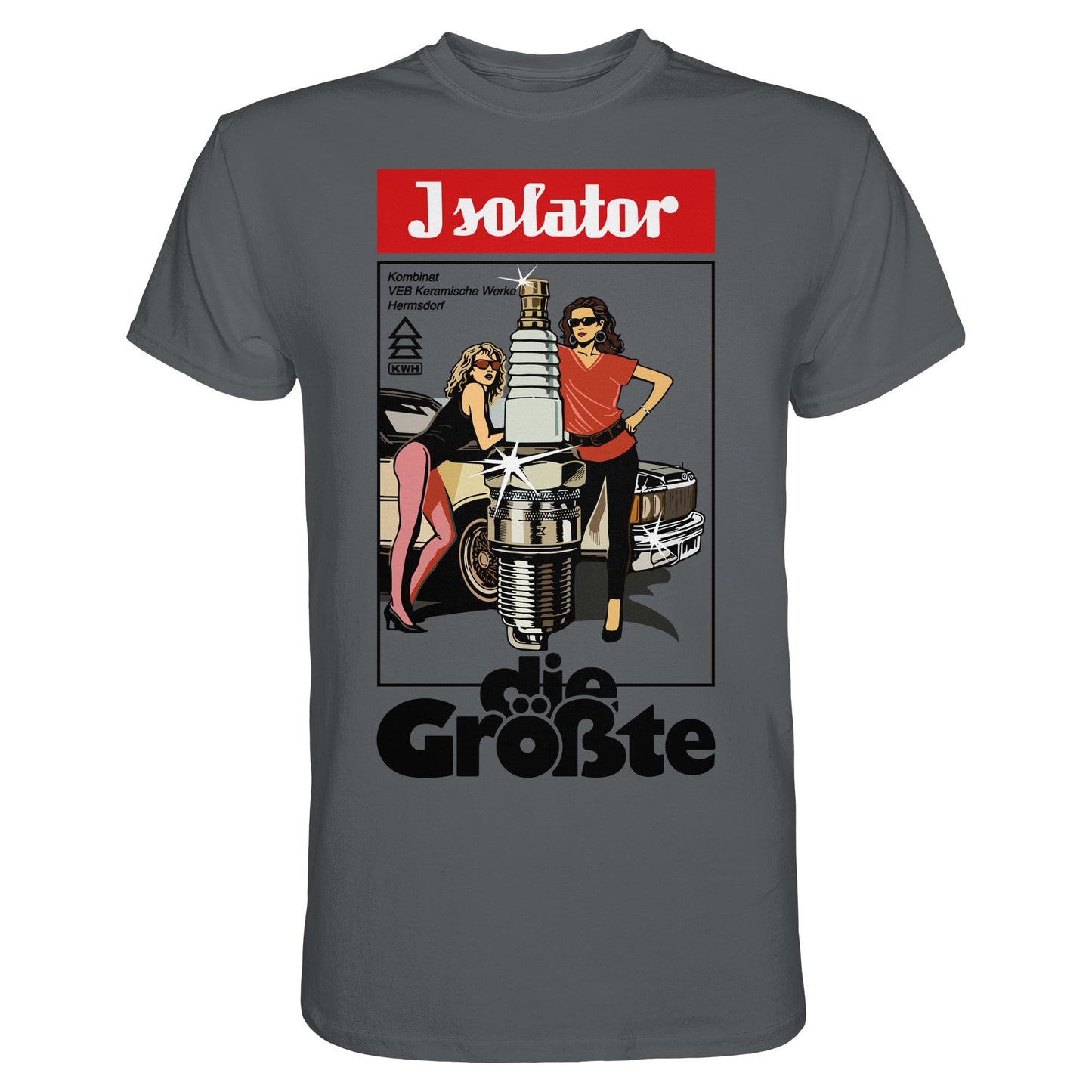 DDR Ostalgie Shirt Unisex • ISOLATOR - DIE GRÖSSTE (ORIGINAL POSTER)