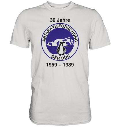 PREMIUM SHIRT UNISEX • 30 JAHRE ANTARKTISFORSCHUNG DER DDR - 1989