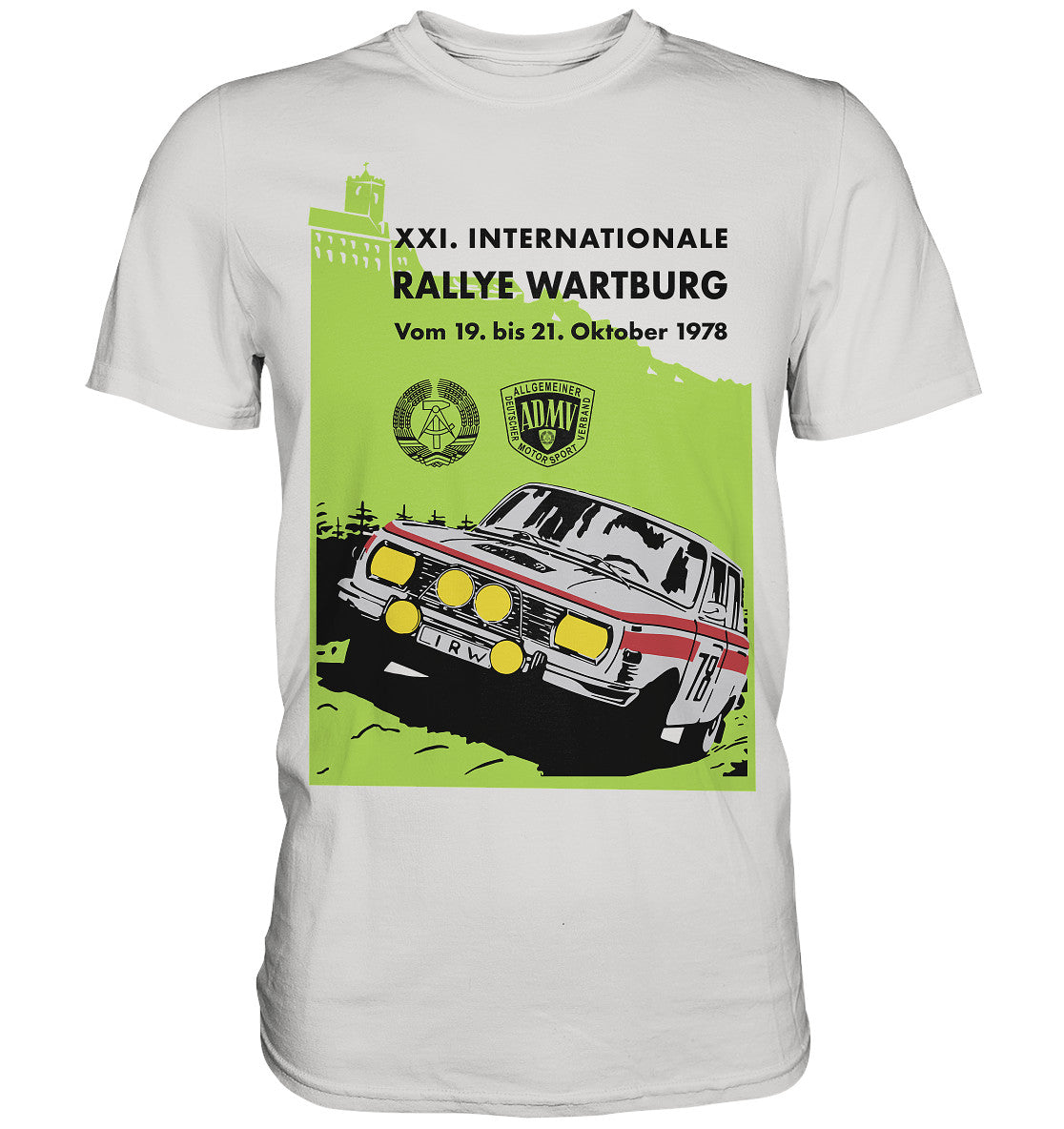 PREMIUM SHIRT UNISEX • INTERNATIONALE RALLYE WARTBURG - 1978
