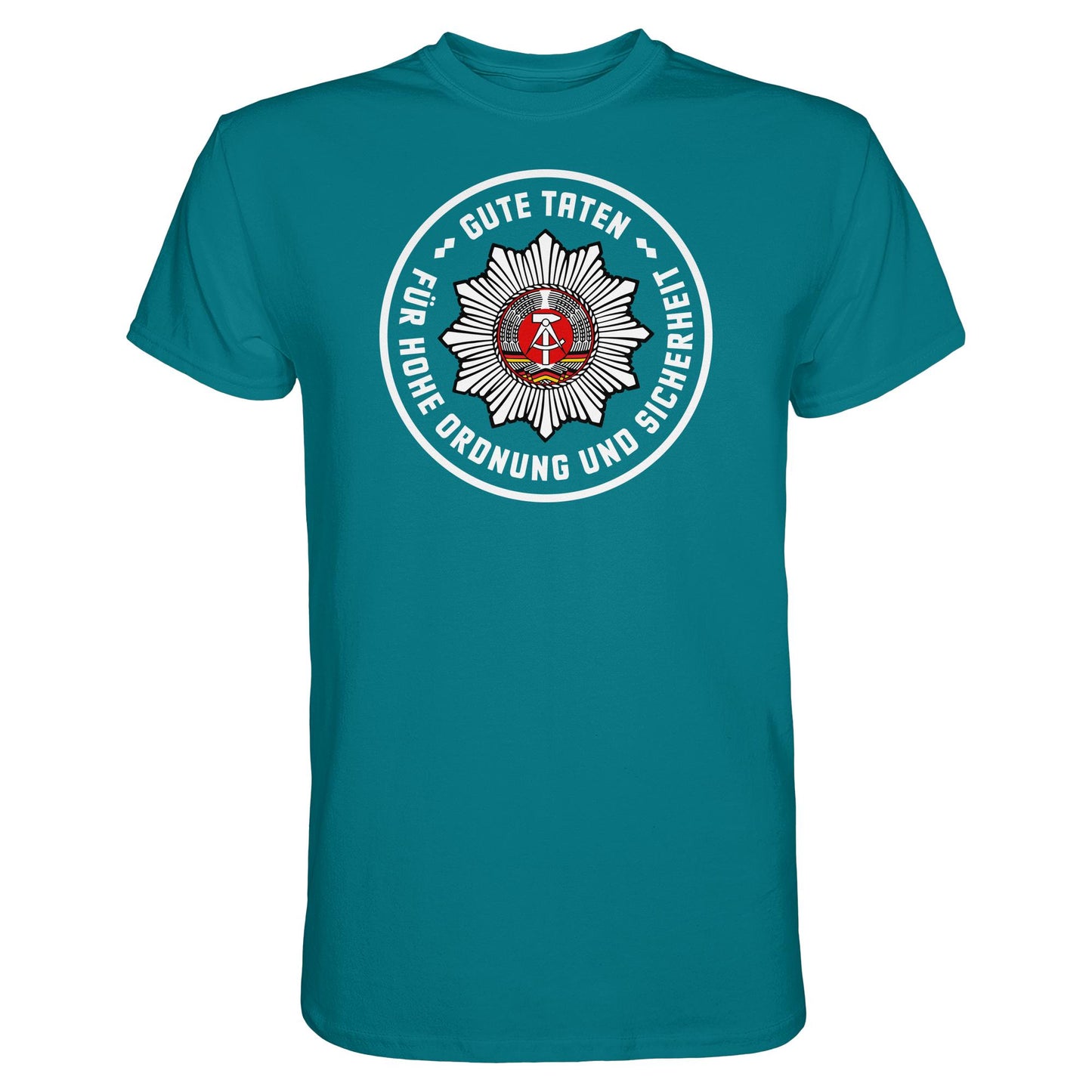 DDR Ostalgie Shirt Unisex • ABZEICHEN VOLKSPOLIZEI FÜR JUNGE PIONIERE