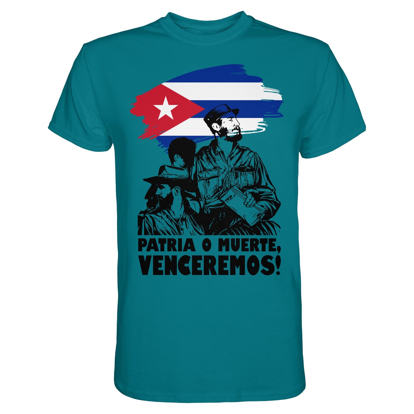 DDR Ostalgie Shirt Unisex • KUBA - PATRIA O MUERTE, VENCEREMOS! (ORIGINAL PLAKAT)