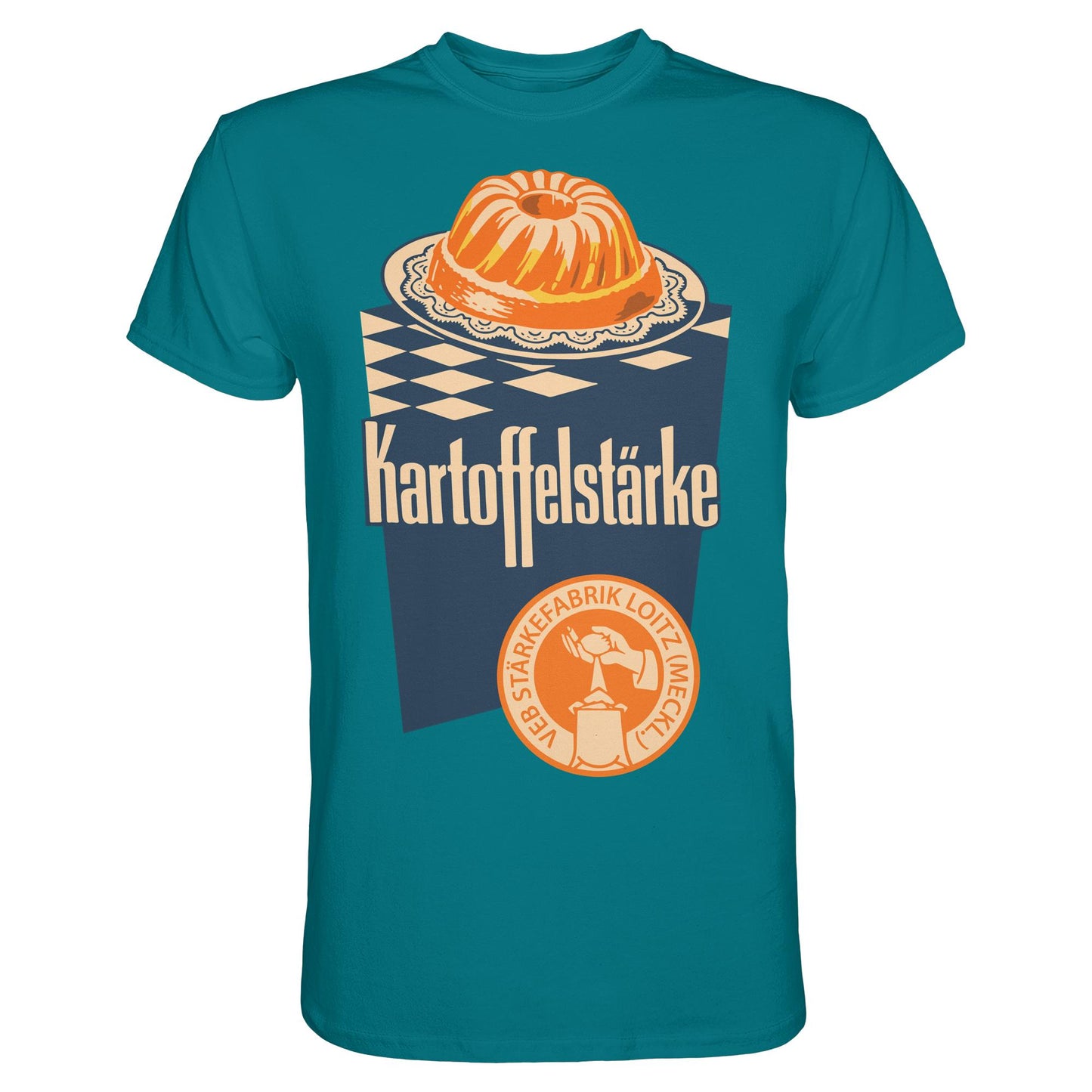 DDR Ostalgie Shirt Unisex • VEB KARTOFFELSTÄRKE - VEB STÄRKEFABRIK LOITZ