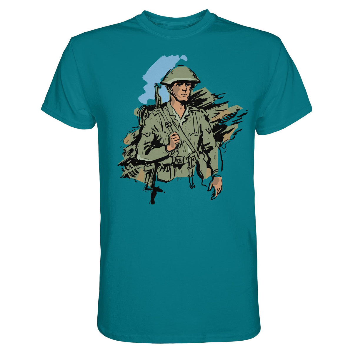 DDR Ostalgie Shirt Unisex • NVA-SOLDAT (ORIGINAL-ILLUSTRATION)