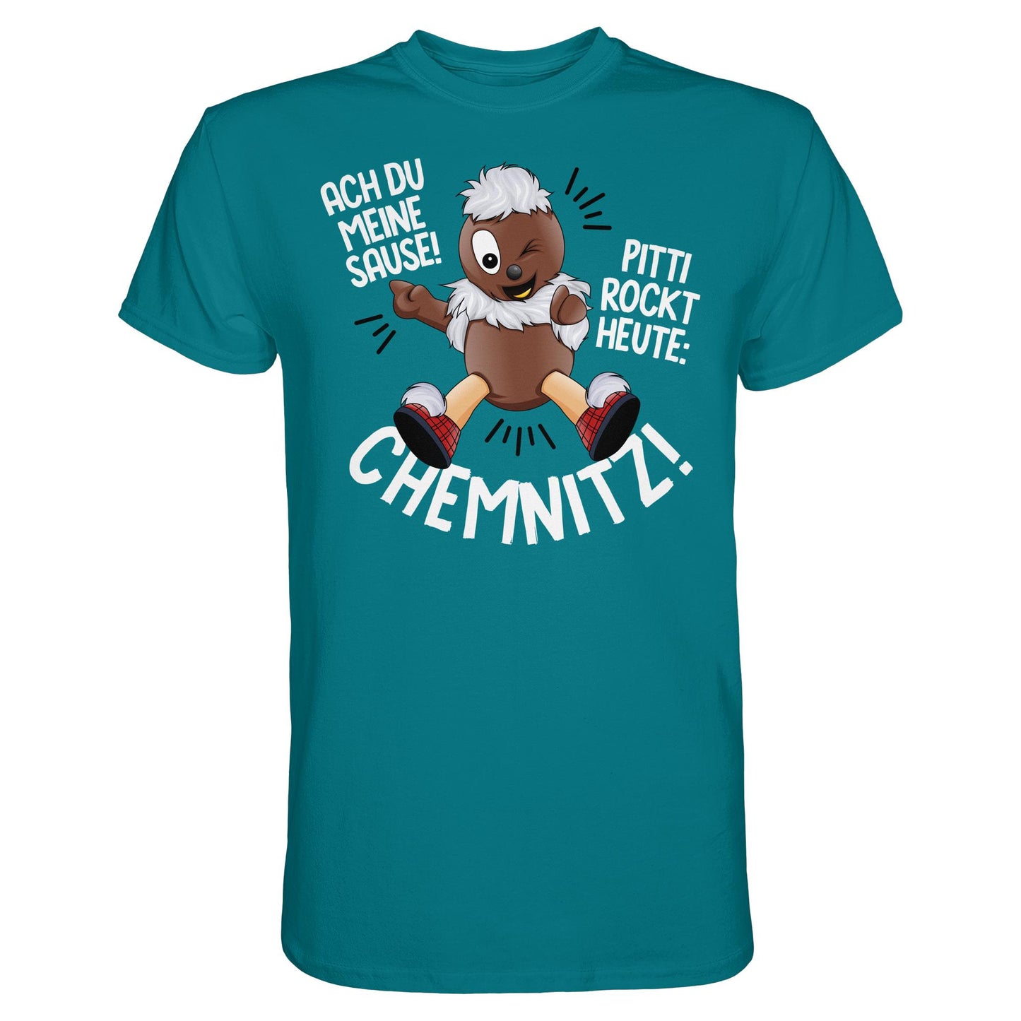 PITTI STADT-NICKI (SHIRT) • PITTI ROCKT HEUTE CHEMNITZ!