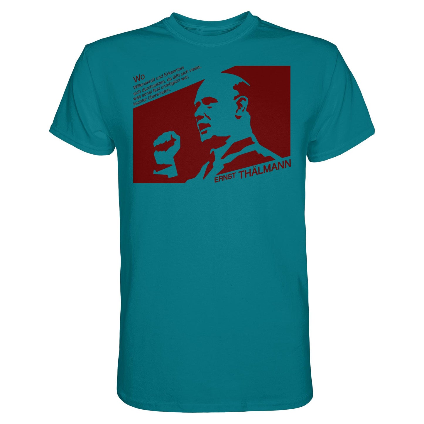 DDR Ostalgie Shirt Unisex • ERNST THÄLMANN - ORIGINAL DDR-PLAKAT