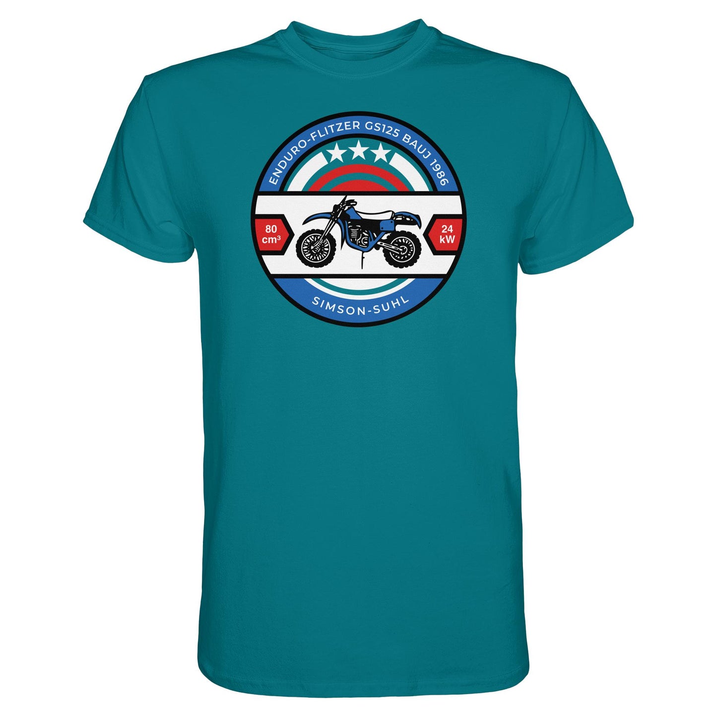 DDR Ostalgie Shirt Unisex • SIMSON ENDURO GS125 - ORIGINAL BIERDECKEL