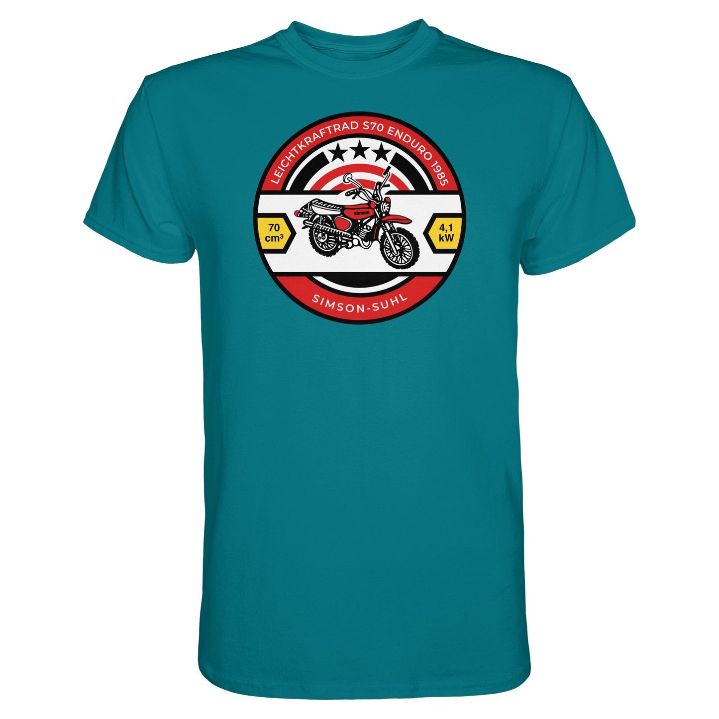 DDR Ostalgie Shirt Unisex • SIMSON S70 - ORIGINAL BIERDECKEL