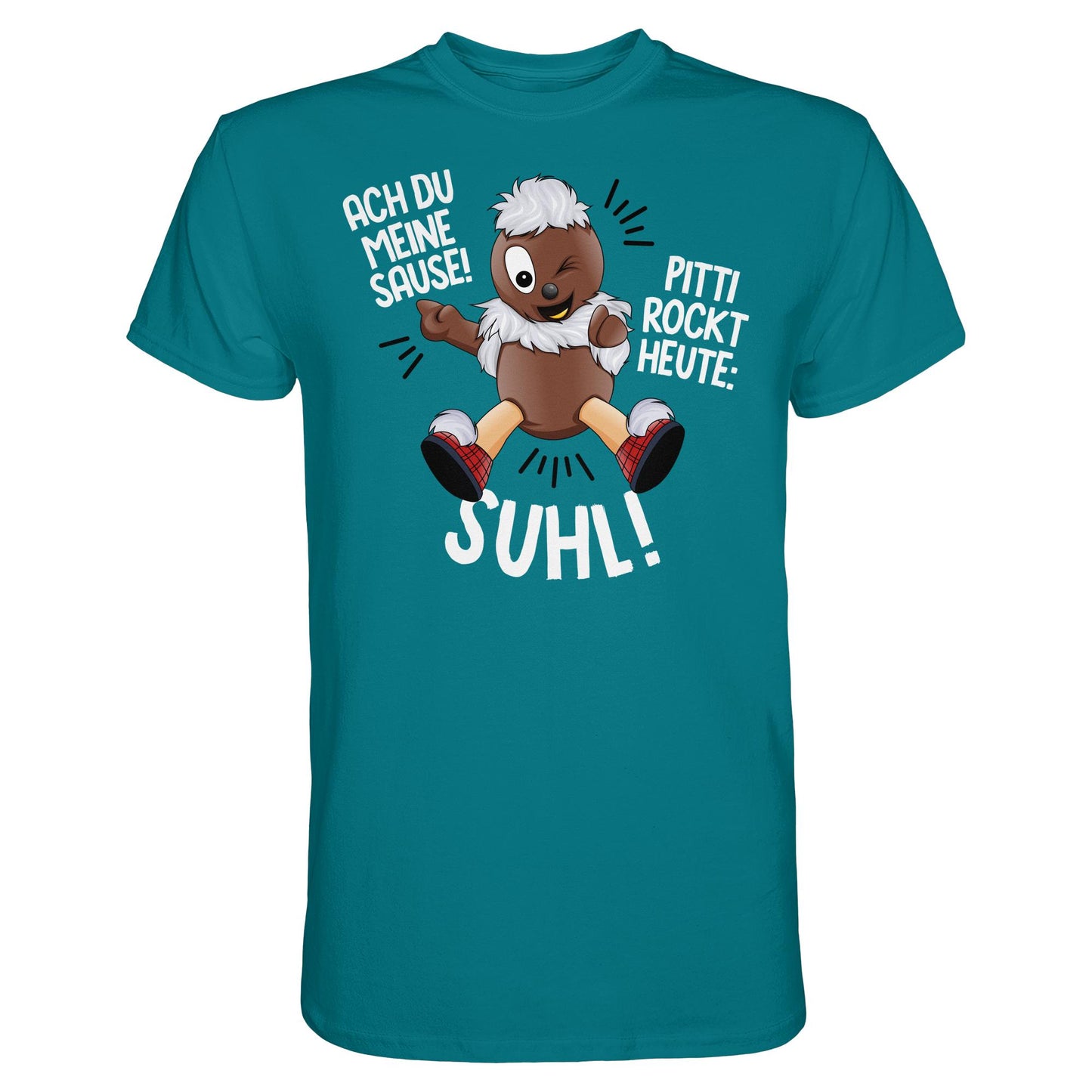 PITTI STADT-NICKI (SHIRT) • PITTI ROCKT HEUTE SUHL!