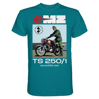 DDR Ostalgie Shirt Unisex • MZ TS 250 (ORIGINAL DDR-PLAKAT)
