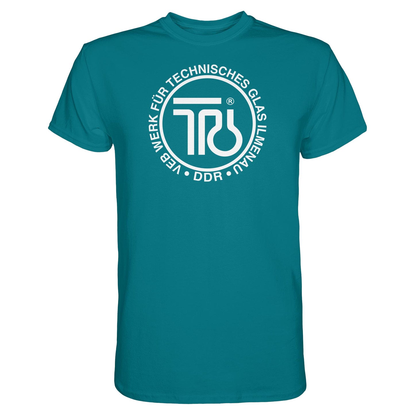 DDR Ostalgie Shirt Unisex • VEB WERK FÜR TECHNISCHES GLAS ILMENAU