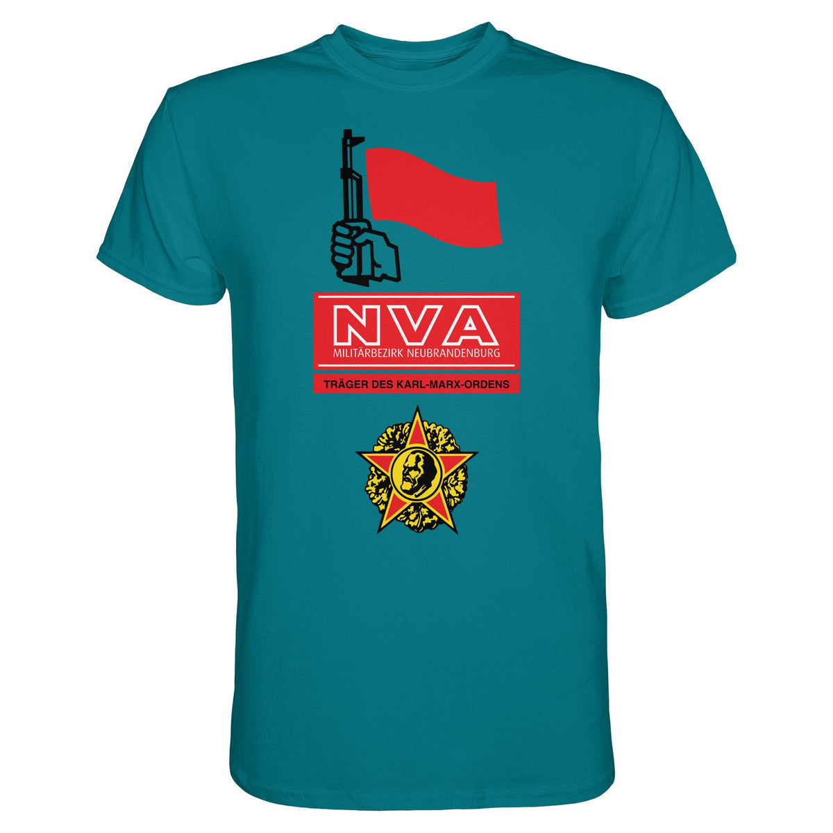 DDR Ostalgie Shirt Unisex • NVA - MILITÄRBEZIRK NEUBRANDENBURG