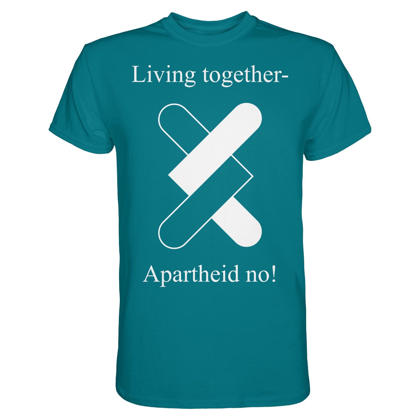 DDR Ostalgie Shirt Unisex • APARTHEID NO! (ORIGINAL POSTER)