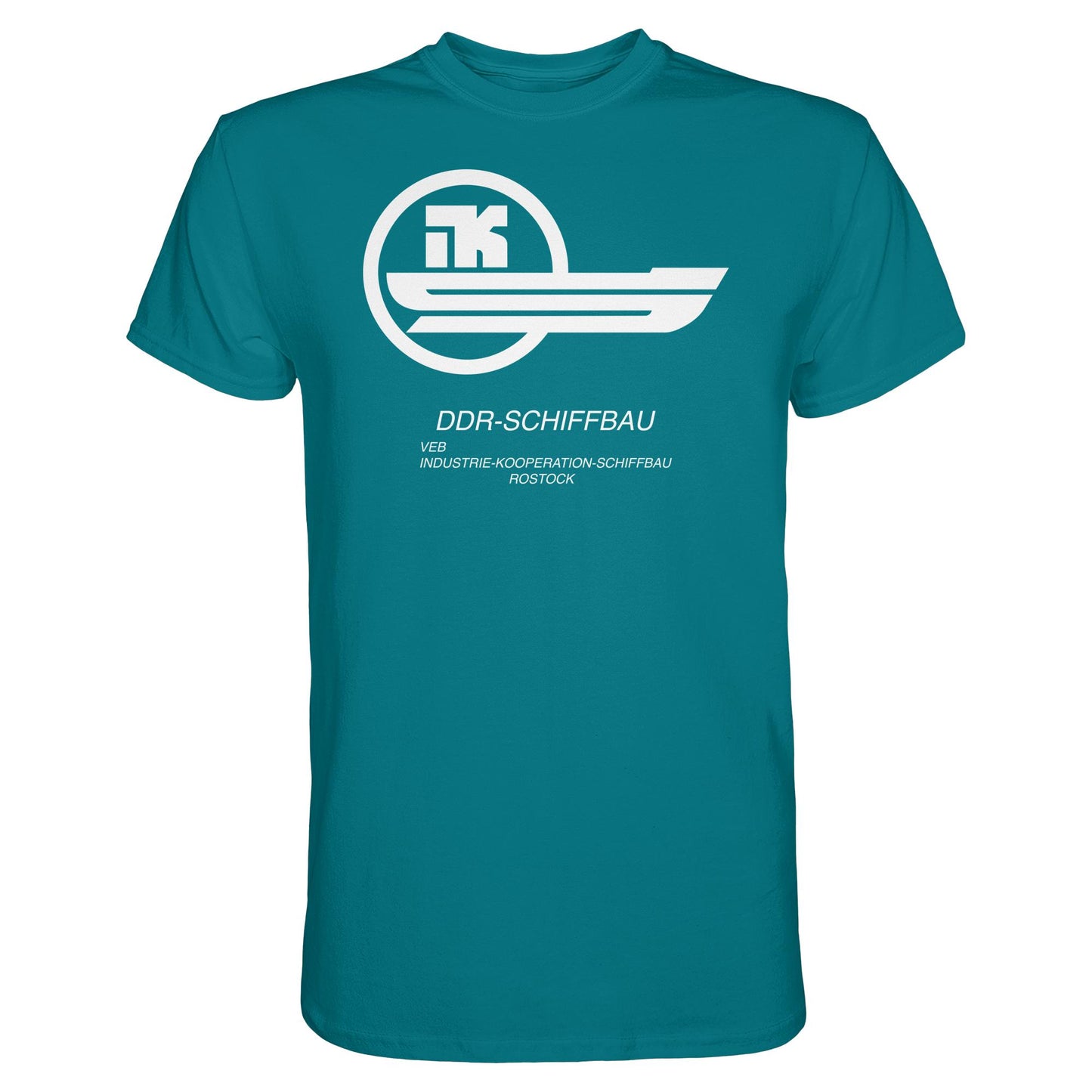 DDR Ostalgie Shirt Unisex • VEB INDUSTRIE-KOOPERATION SCHIFFBAU ROSTOCK