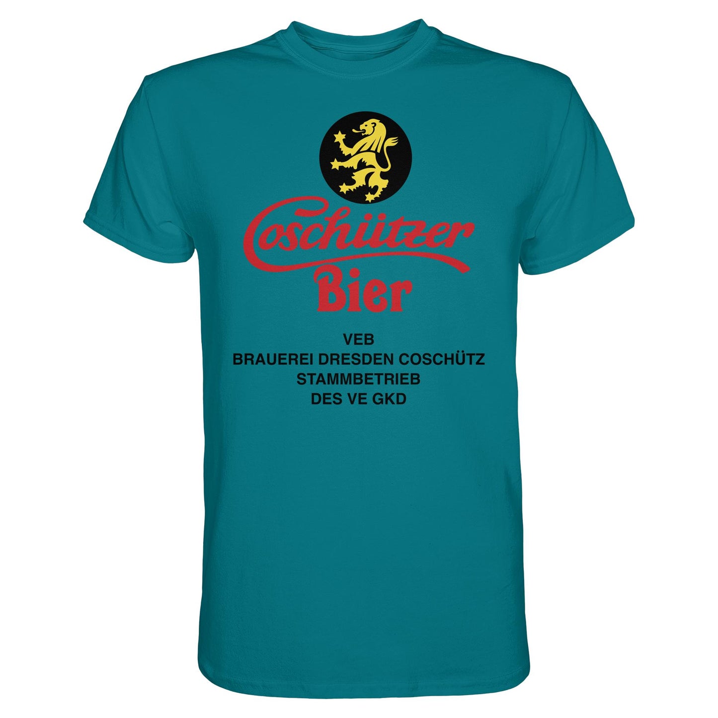 DDR Ostalgie Shirt Unisex • COSCHÜTZER BIER - VEB BRAUER DRESDEN