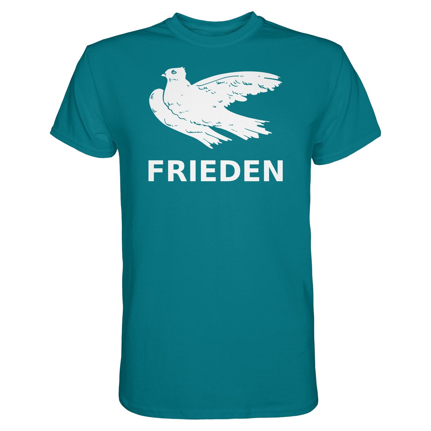 DDR Ostalgie Shirt Unisex • FRIEDEN (MOTIV ORIGINAL ANSTECKPIN)