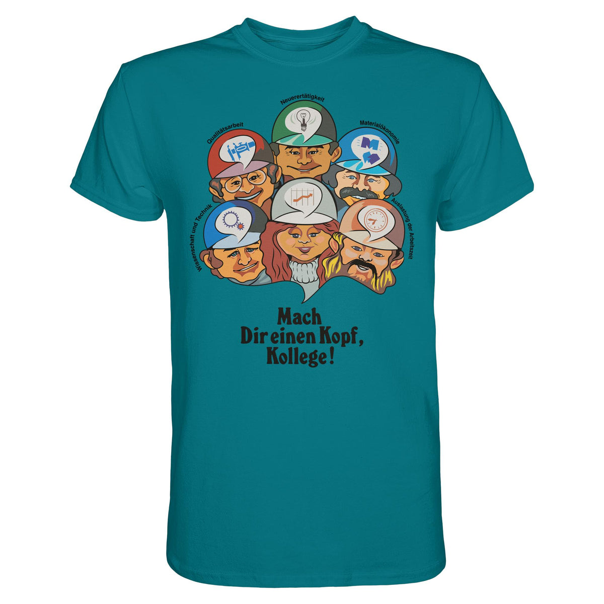 DDR Ostalgie Shirt Unisex • MACH DIR EINEN KOPF, KOLLEGE