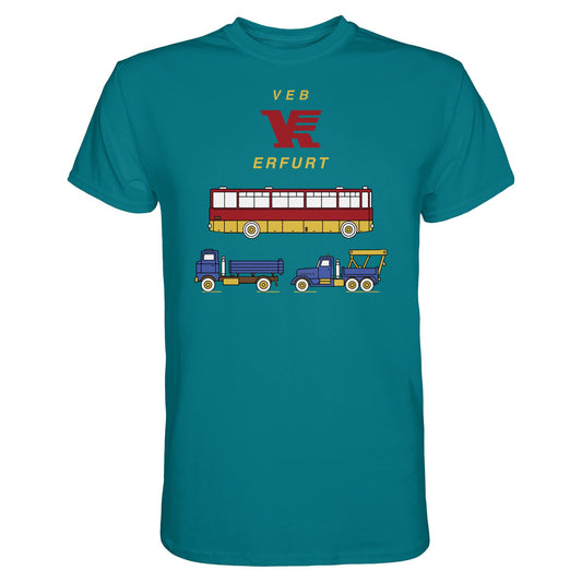 DDR Ostalgie Shirt Unisex • VEB VERKEHRSKOMBINAT ERFURT