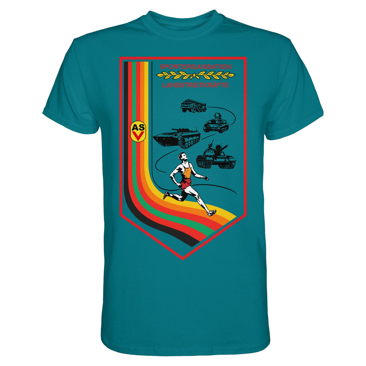 NVA ASV - SPORTORGANISATION LANDSTREITKRÄFTE | DDR Ostalgie Shirt Unisex