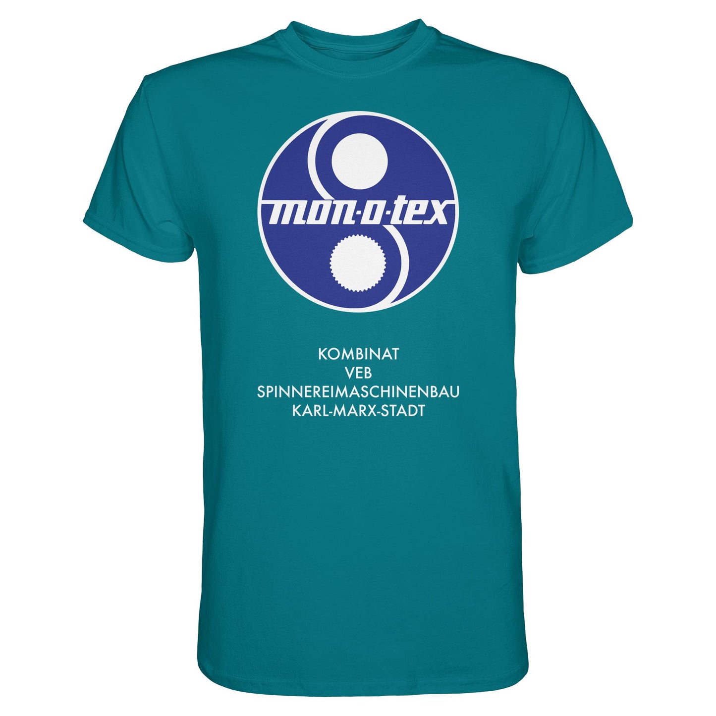 DDR Ostalgie Shirt Unisex • MONOTEX VEB KOMBINAT SPINNEREIMASCHINENBAU KARL-MARX-STADT