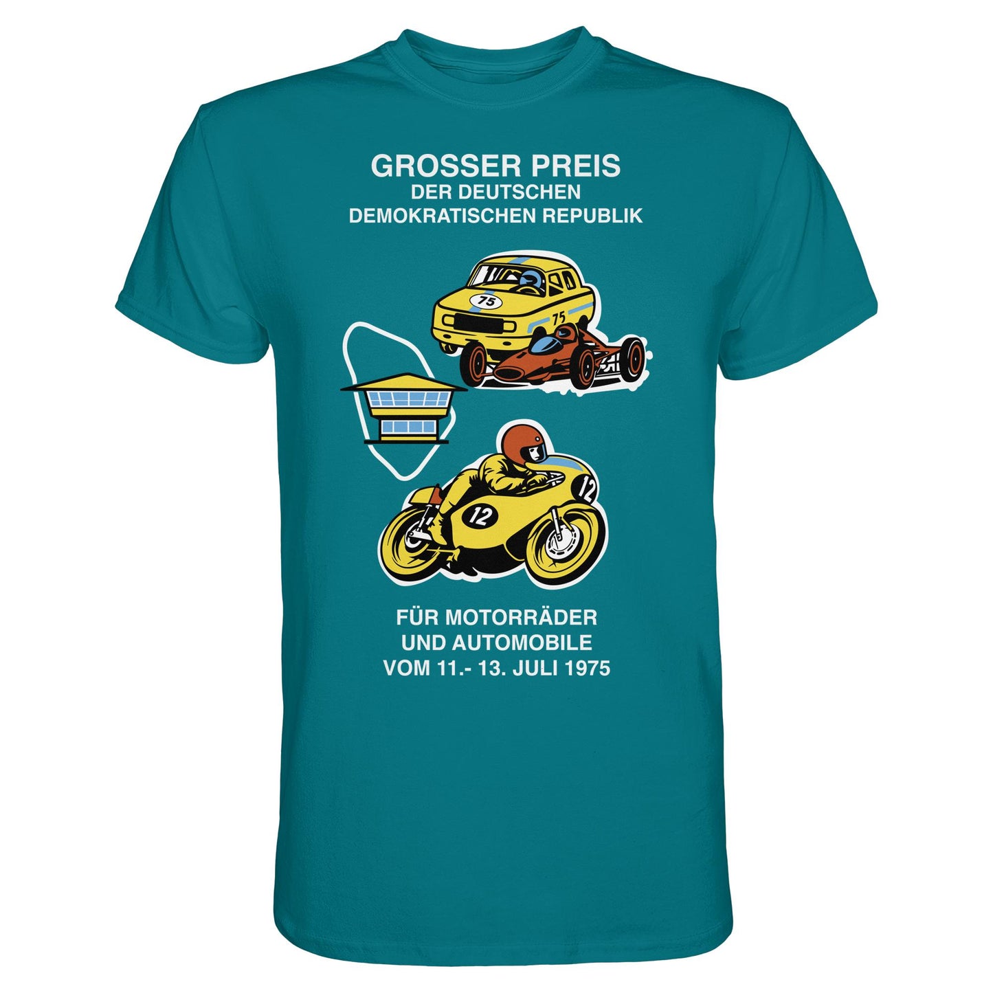 DDR Ostalgie Shirt Unisex • GROSSER PREIS DER DDR 1975