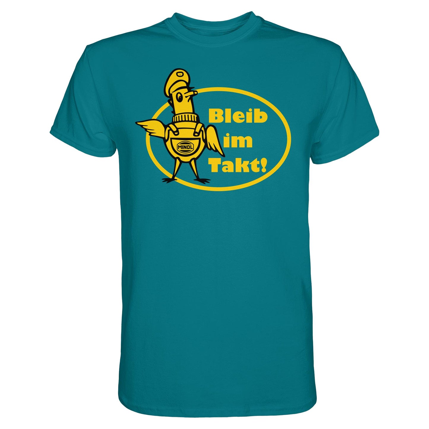 DDR Ostalgie Shirt Unisex • MINOL - BLEIB IM TAKT
