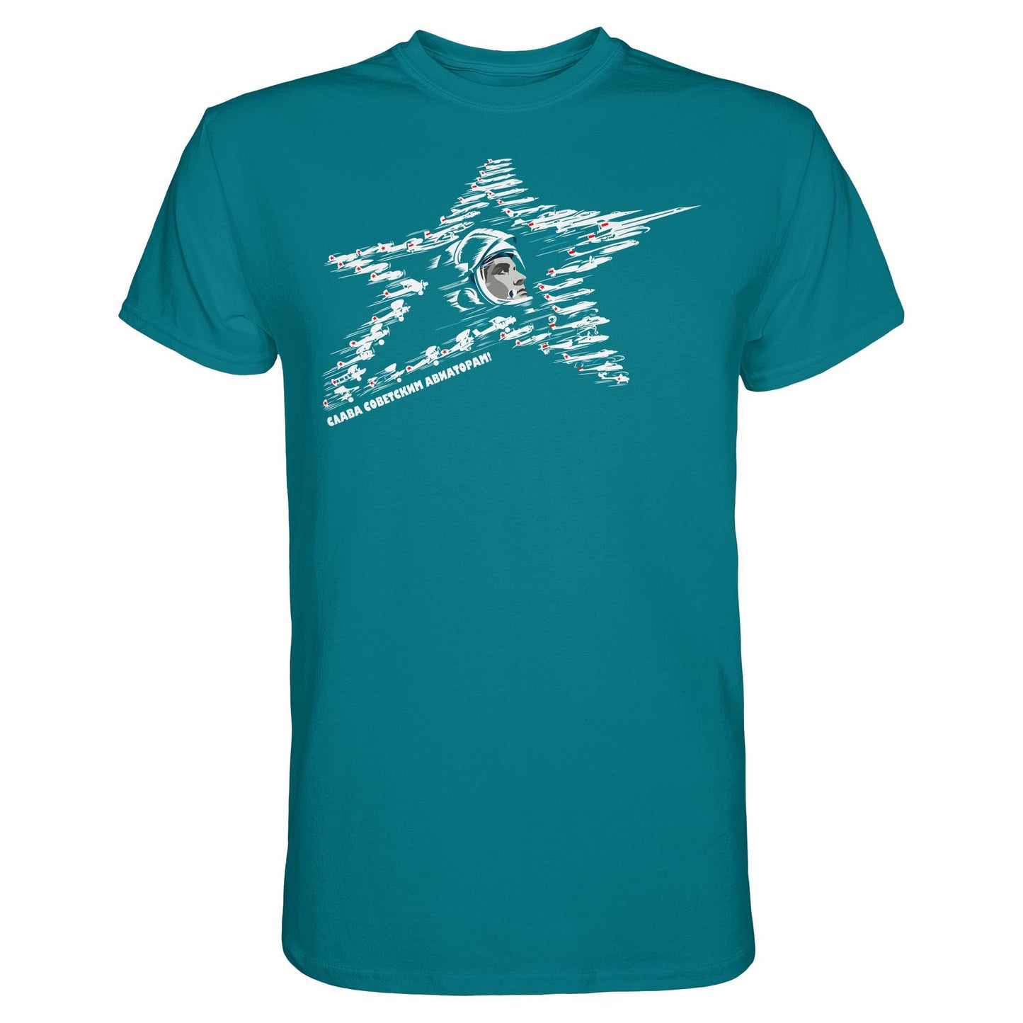 DDR Ostalgie Shirt Unisex • JURI GAGARIN - RUHM DEN SOWJETISCHEN FLIEGERN!