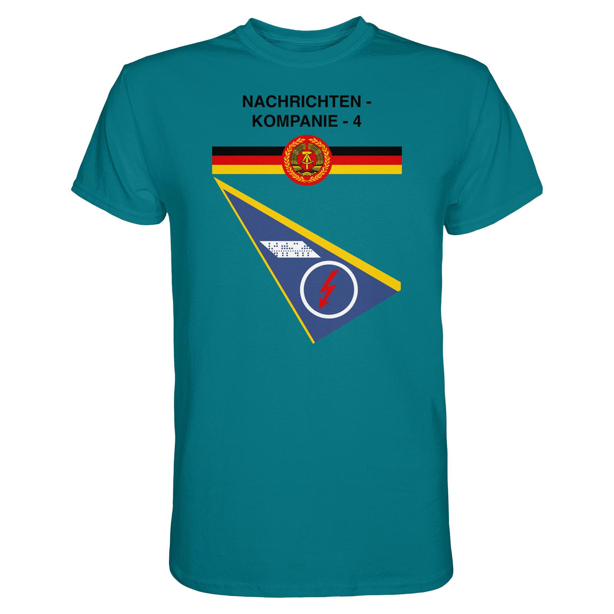 DDR Ostalgie Shirt Unisex • NVA - NACHRICHTENKOMPANIE 4