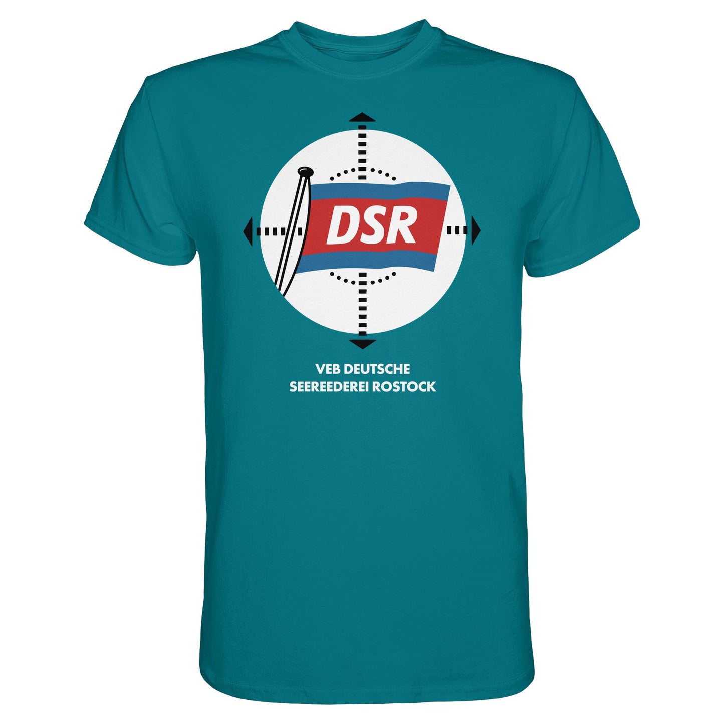DDR Ostalgie Shirt Unisex • DSR - VEB DEUTSCHE SEEREEDEREI ROSTOCK